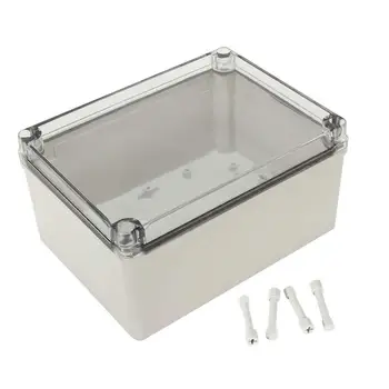 Пластмасова кутия голям размер ABS разпределителните скоростна w PC прозрачен капак водоустойчив корпус на проекта корпус открит