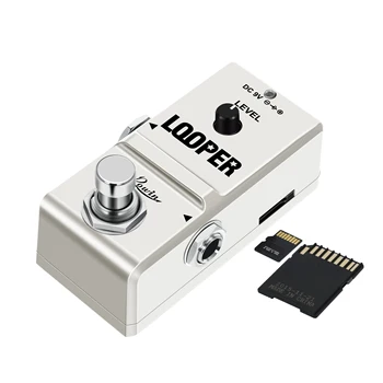 Rowin Nano Looper електрическа педала на ефекти с 8G SD карта за 10 минути на електрически вериги неограничен брой наслагвания ...