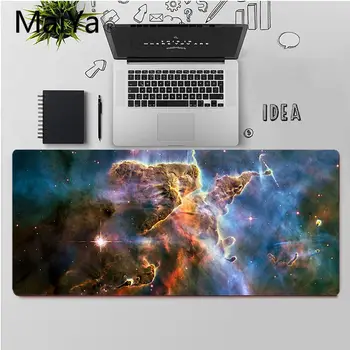 Мая високо качество звездна Мъглявината космическа Планета индивидуален лаптоп геймърска подложка за мишка Безплатна доставка Голяма подложка за мишка, клавиатура, подложка
