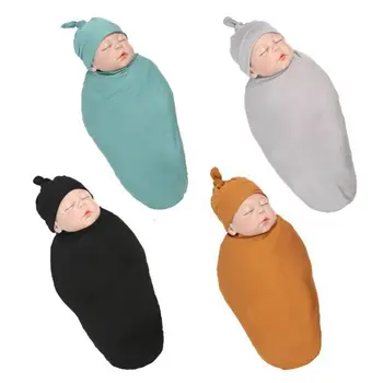 3 бр./компл. дънни и бебешки аксесоари бебешко пеленание новородено амбалажна хартия Шапчица лента за глава снимка реквизит за снимки одеяло шапка