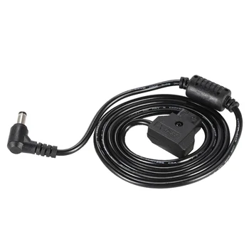 Andoer D-Tap 2-пинов штекерный жак за постоянен ток 5.5 * 2.5 мм включете щепсела на захранващия кабел кабел за BMCC BMPC DSLR Стенд захранване 113 см дължина