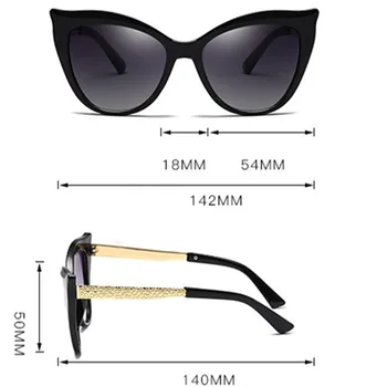 Oulylan Cat Eye слънчеви очила дамски модни маркови градиентные слънчеви очила мъжки нюанси на дамски ретро висококачествени очила UV400
