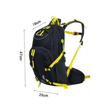 ANMEILU открит Backbag 25L МТВ велосипед Колоездене раница водоустойчив къмпинг туризъм спортна чанта езда пътуване раница с дождевиком