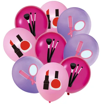 12шт грим козметика балони за спа тематичен рожден ден украси момичета Деня за красота булчински душ доставка