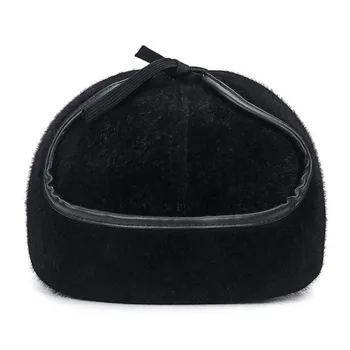 SILOQIN зимна мода имитация на косата топлинна бейзболна шапка за мъже сгъсти кадифе ухото защита на топлите шапки нови марки татко шапка