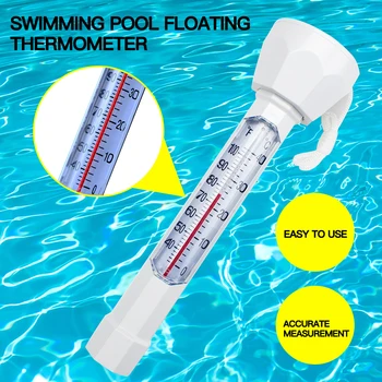 Преносим термометър на басейна разбираеми термометър басейна плаващ температурата на водата за плувните басейни аквариумный Аквариум
