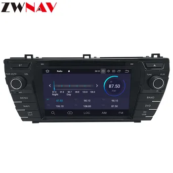 DSP Android 10.0 кола DVD стерео мултимедиен плеър за Toyota corolla 2013-2016 BT радио GPS Navi аудио стерео главното устройство безплатна карта