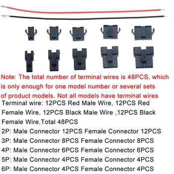 82PCS/3A Box JST SM2.54 комплекти в кутия 2P 3P 4P 5 ПЕНСА 6P стъпка 2.54 mm женски и мъжки конектори заглавието адаптер SM-2Т SM-2R 22AWG