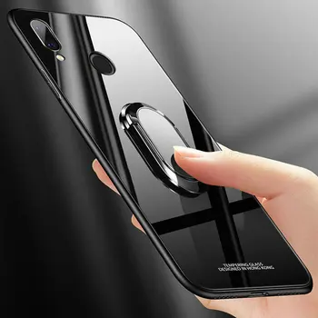 Поставка ring Магнит Капак за Huawei Honor 20i 10i 9X 8S 9S 8X Max Y5 2019 Case твърд закалено стъкло защитен калъф