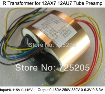 R трансформатор 12AX7 12AU7 ламповые предусилители вход 0-115V-115V изход 0-180V-250V-330V (120mA)0-6. 3 V (1A)0-6. 3 (1A) 80W