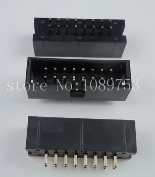100шт IDC Box header DC3 DC3-16P 2x8 16 контакти 16P стъпка 2.54 мм