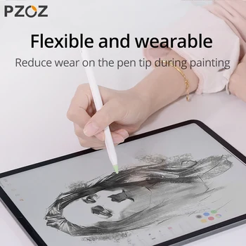 PZOZ 8 бр. защитен калъф за Apple Молив 1 2st Point Pen Stylus Penpoint делото силиконов калъф-протектор за Apple Pencil2 Case