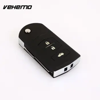 Vehemo DIY защита на кола Key Case корпус дистанционно ключ калъф е устойчив на надраскване, ключодържател за кола за Mazda