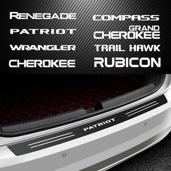 Автомобилни аксесоари, задна броня, багажник за охрана етикети за JEEP Renegade Patriot Cherokee, Wrangler Compass GrandCherokee Trail