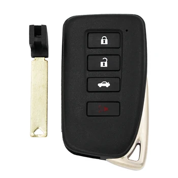 3/4 бутон на дистанционното на ключа Shell Case Keyless Entry Smart Car Key капак на корпуса за Lexus ES250 IS250 GS350 GS450h с неразрезанным острие