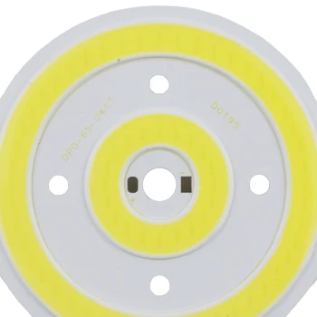 10 W Ултра ярък кръг COB LED чисто бяла светлина на лампата Източник на чипове Сам DC 12 800 мА 3 години гаранция нов 1 бр.