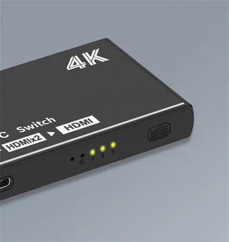 HDMI 4Kx2K Video Switch Превключвател HDMI Splitter 3in1 Output Хъб за DVD и HDTV PS4 BOX преносим компютър 3 порта HDMI устройство