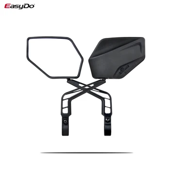 EasyDo 2 бр. велосипед волана широкоъгълен огледалото за обратно виждане, регулируема МТБ волана страничната сигурност гъвкави огледала за обратно виждане
