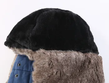 Connectyle мъжки топло буци Trapper шапка подвижна ветрозащитный зимни руски шапки с маска, шапка ушанка
