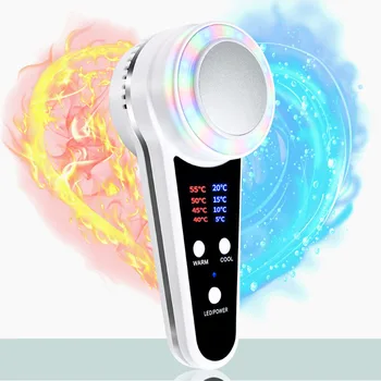 Нов горещ и студен чук Cryotherapy Face Tighten and Lifting Thermal Ice Therapy Shrink Pores Anti-wrinkle Beauty Massager