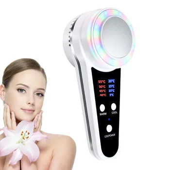 Нов горещ и студен чук Cryotherapy Face Tighten and Lifting Thermal Ice Therapy Shrink Pores Anti-wrinkle Beauty Massager
