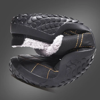 Чехли за мъже каре топли пантофи къси плюшени чехли с кожа размер 44-48 мъжки Ежедневни обувки нескользящие домашни чехли