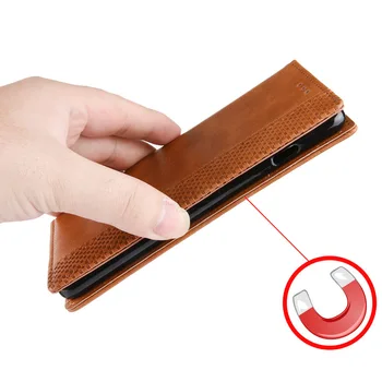 Луксозен ретро фина магнитна кожена флип-надолу капачката, за OPPO A53S A33 Case Book Портфейла Card Stand мека капачка чанти и калъфи за мобилни телефони