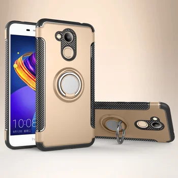 Калъф за Huawei Honor 6C Pro/V9 Play Case Ring Finger Stand Holder Magnet TPU Soft Cover kimTHmall