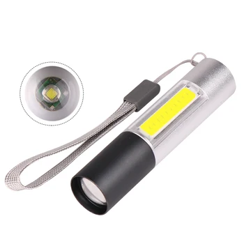 USB Акумулаторна мини led фенерче супер ярък 3 режима на КОЧАН+XPE T6 Факел водоустойчив портативен за къмпинг, Колоездене нощно осветление