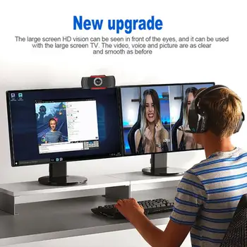 USB на компютър, уеб камера Full HD 1080P уеб камера, Цифрова Камера, уеб камера с микрофон за преносими PC Desktop Tablet въртящи се камери