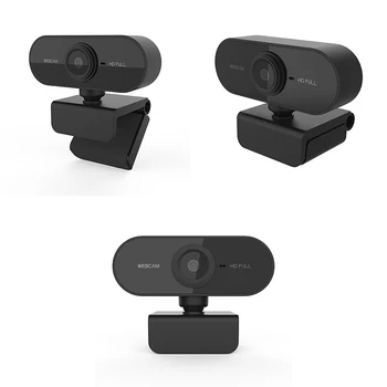 Full HD 1080P Webcam USB вграден микрофон мини-компютърна камера 1280 x 720P USB Plug n Play Уеб Камера за компютър, домашен офис