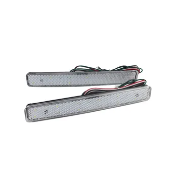 ANGRONG 2x Clear Lens Rear Bumper Reflector LED Tail Stop Light за VW T5 Превозвача / Caravelle / Multivan 2003-2011