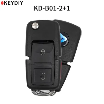 5шт,KEYDIY оригинално дистанционно управление KD900 B серията KD B01-2/2+1/3/3+1 бутони за ключ на автомобила за машини Kdmini Программника ключ KD-X2