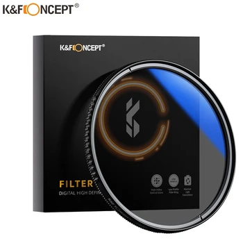 K&F Concept CPL Camera Lens Филтър Ultra Slim Оптика Multi Coated Circular Polarizer 49mm 52mm 58mm 62mm 67mm 77mm