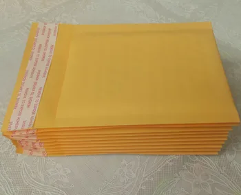 100 бр./лот 110*130 мм крафт-хартия пузырьковые чанти пликове пощенски кутии мек пощенски плик балон пощенска чанта подаръчни кутии и чанти