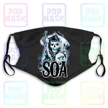 Anti Pollution Mask Anarchy Sons of Smoke Soa Reaperblack заменяеми филтър Анти-ФПЧ2.5