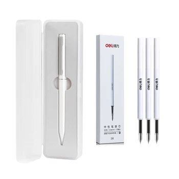 Метална гел писалка Retate Gel Pen with Gel 0.5 mm Зареждане for Xiaomi Mi Pen with ПП Box 0.5 MM Switzerland Blue/Black/Red Зареждане for Office