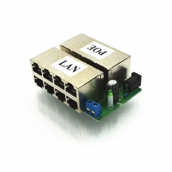 4 LAN+4 POE (8 LAN+8 POE) портове пасивен адаптер пинов конектор power over Ethernet PoE модул инжектор DC 9-48V IP камера PoE ESCAM S3 S4
