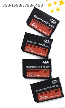 Високоскоростен истинският капацитет на MS HG 8GB 16GB 32GB 64GB Memory Stick Pro Duo карти памет за psp, мобилен телефон, таблет и фотоапарат