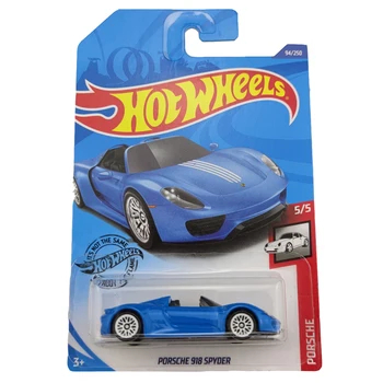 2020-94 Hot Wheels 1:64 Car PORSCHE 918 SPYDER Metal Diecast Model Car Детски Играчки Gift