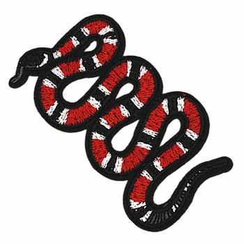 6 бр./лот Mix змия животни Parches ютия бродерия петна ютия на шевни етикети за дрехи, дънки за мъже апликация САМ аксесоари