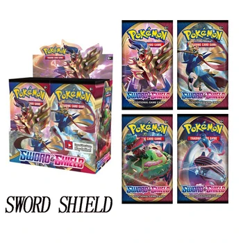 324pcs / set Pokemon Cards TCG: Sword Shield Booster Box Trading Card Game, Toy Carte