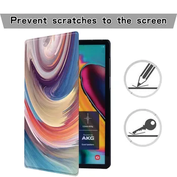 Акварел кожена поставка калъф за Samsung Galaxy Tab A A6 7