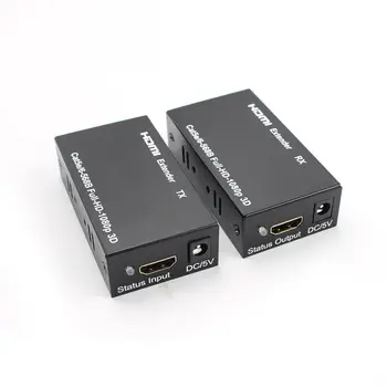HDMI LAN Продължавам Repeater Over Single Cat5E/6 RJ-45 Plug EU
