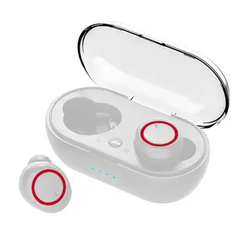 W12 TWS Bluetooth 5.0 мини слушалки Безжични слушалки втулки слушалки най-новото водонепроницаемое качеството на звука на HD сензорно управление