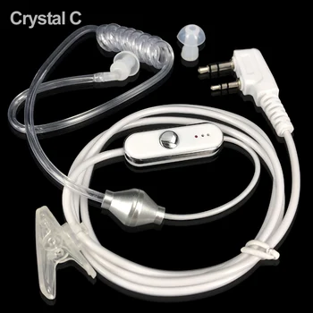 UV5R Crystal слушалка слушалка микрофон за Baofeng UV-5R BF-888s GT-3TP Kenwood TK-3107 TYT Puxing Уоки Токи Handy Радио слушалки