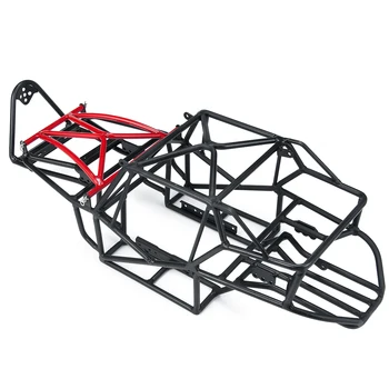 AXSPEED Steel Metal Chassis Roll Cage Frame Body Parts for SCX10 1/10 RC Rock Crawlers Cars