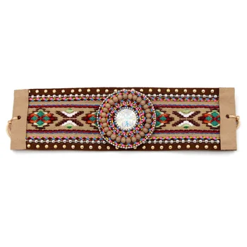 Гривни за жени Boho ръчно изработени бижута регулируема етнически стил Wrap гривна гривна подарък за приятелки