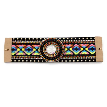 Гривни за жени Boho ръчно изработени бижута регулируема етнически стил Wrap гривна гривна подарък за приятелки