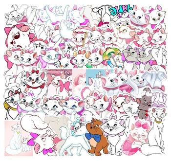 57 бр. творчески скъпа Мери Кат карикатура етикети розово момиче сърцето на Mio cat играчки приказка серия етикети за лаптоп лаптоп за кола
